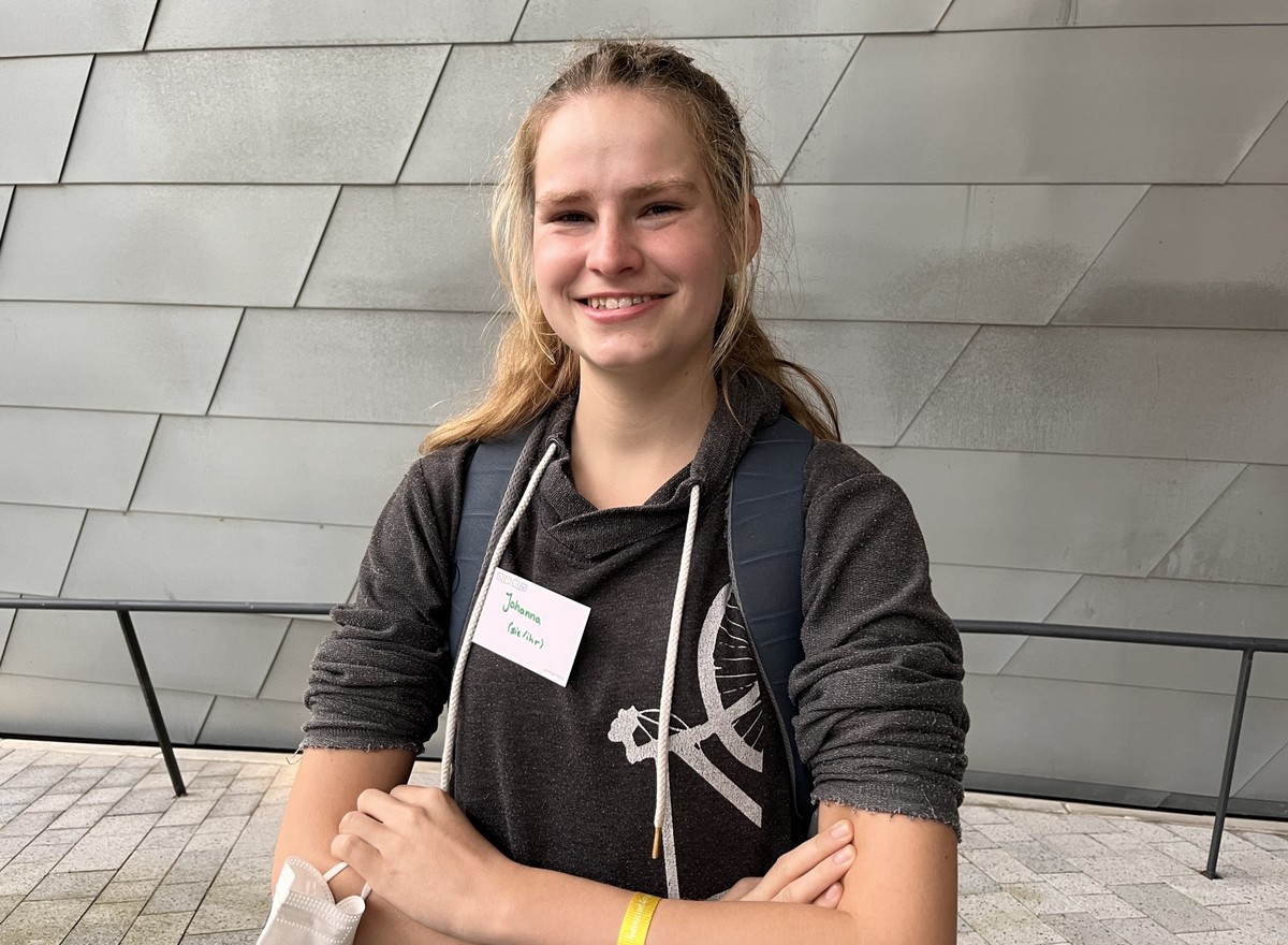 Johanna hat sich schon früh mit der Klimakrise und Klimaschutz auseinandergesetzt.