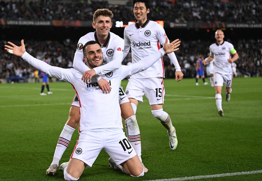 Filip Kostic war der Matchwinner in Barcelona. Er traf für Eintracht Frankfurt doppelt.