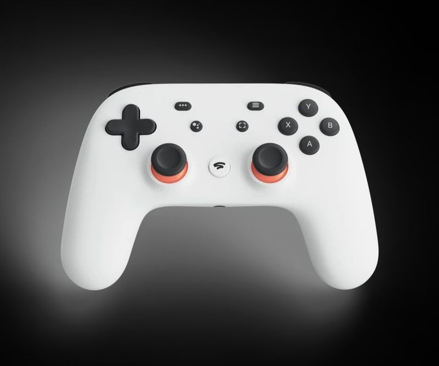 Ein bisschen schlanker als der X-Box-Controller – so sollen Spieler auf Stadia zocken.