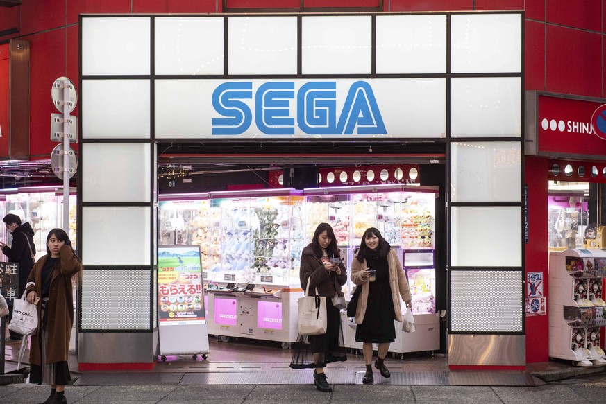December 19, 2019, Tokyo, Japan: Japanese multinational video game developer and publisher, Sega seen at a gaming center in Tokyo, Japan. Tokyo Japan PUBLICATIONxINxGERxSUIxAUTxONLY - ZUMAs197 2019121 ...