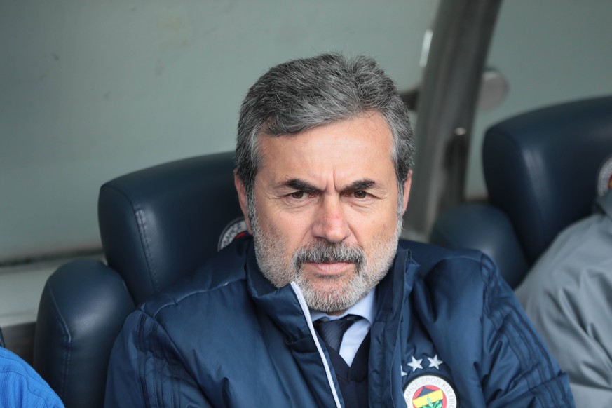 Coach Aykut Kocaman of Fenerbahce during the Turkish Superlig match between Fenerbahce and Bursaspor at Ulker Stadium in Istanbul , Turkey on May 05 , 2018. PUBLICATIONxNOTxINxTUR