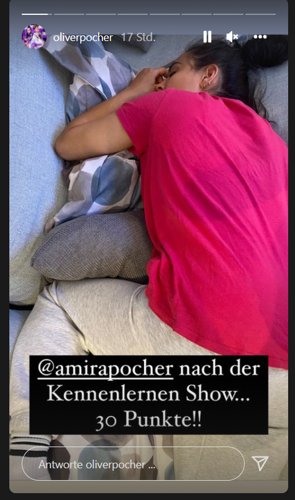 Dieses Foto von Amira verbreitete Pocher im Netz.