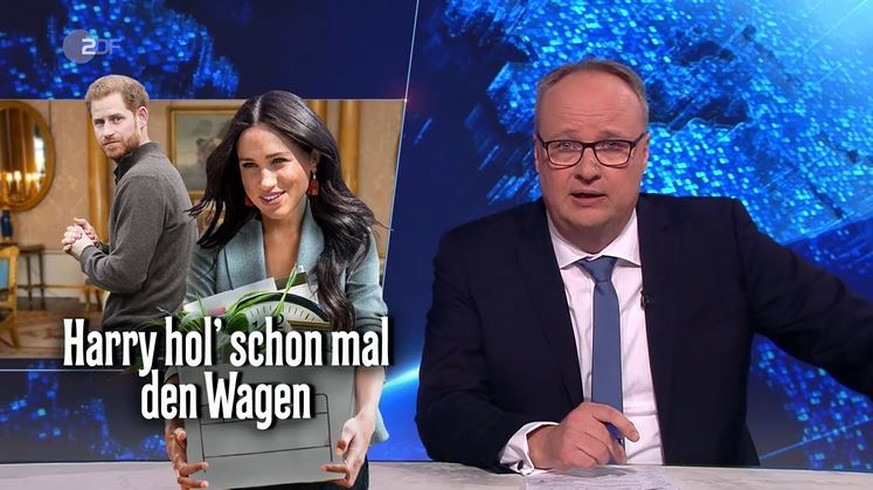 Oliver Welke scherzt über den "Megxit".