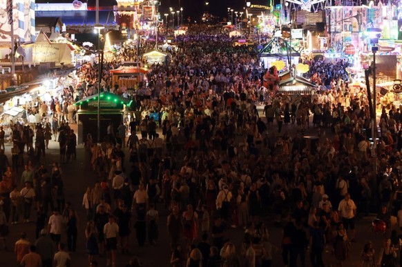 MUNICH, GERMANY - SEPTEMBER 17: Atmosphere on the 2nd day of the 2023 Munich Oktoberfest on September 17, 2023 in Munich, Germany. This year&#039;s Oktoberfest will run through October 3 and is expect ...