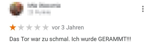 Google-Rezension über das Brandenburger Tor in Berlin. Viele Menschen bewerteten ihren Besuch beim Brandenburger Tor. Nicht alle positiv. Und nicht alle ernst gemeint. So beschweren sich die User:inne ...