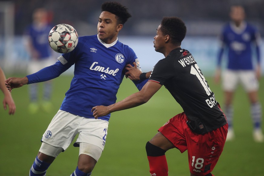 Kann's nicht nur auf der Konsole: Weston McKennie spielte wieder im Sturm und bereite das Schalker Tor vor.