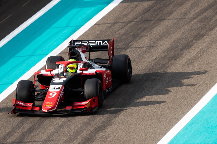 2019 Abu Dhabi December testing YAS MARINA CIRCUIT, UNITED ARAB EMIRATES - DECEMBER 07: YAS MARINA CIRCUIT, UNITED ARAB EMIRATES - DECEMBER 07: Mick Schumacher DEU, PREMA Racing during the Abu Dhabi D ...