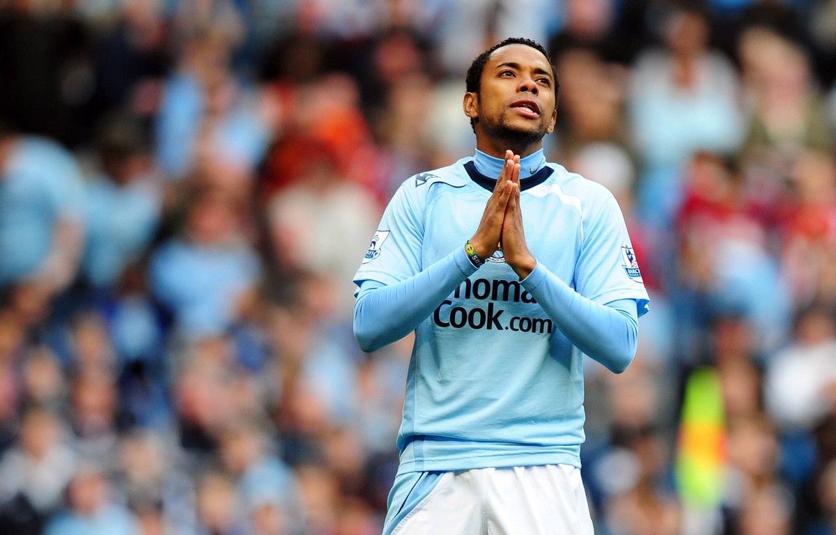 Da half auch kein Stoßgebet: Bei Man City wurde Robinho einfach nicht glücklich.