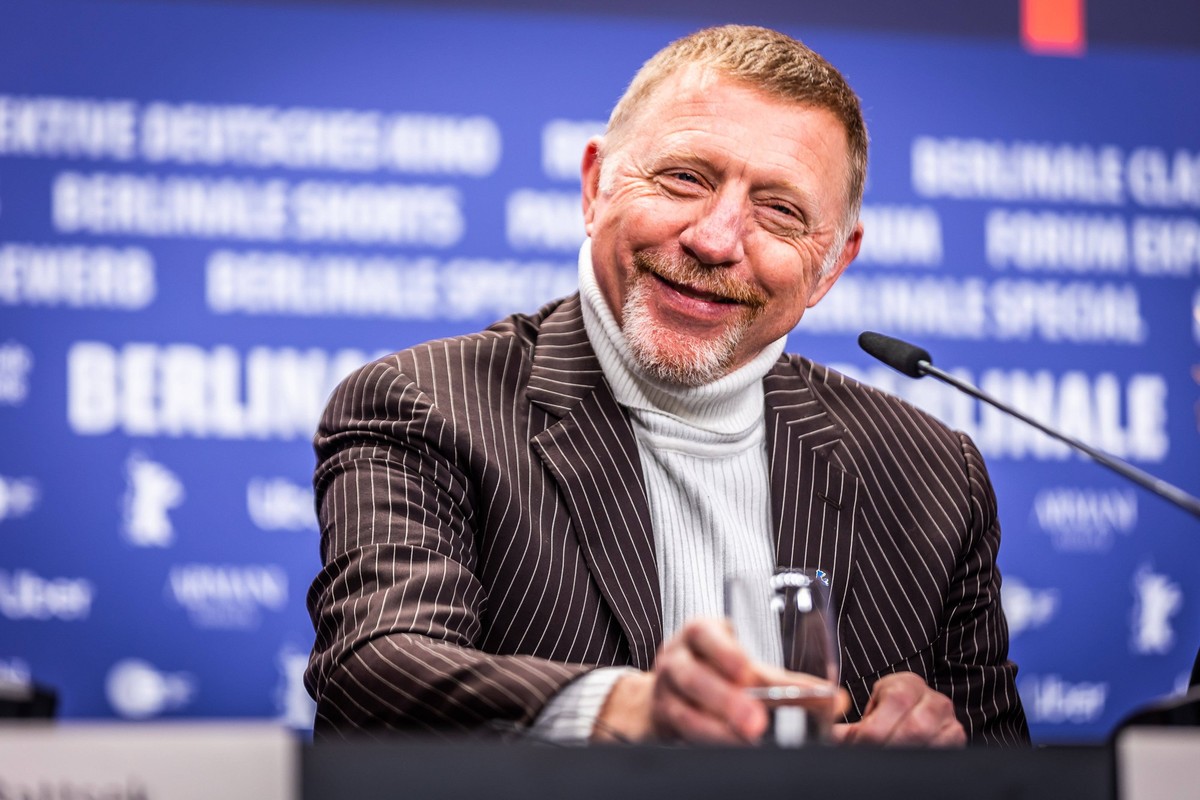 Berlin 73. Berlinale, Pressekonferenz, Boris Becker Film, Boom Boom Boris vs. the World, Hyatt Hotel, Berlin, 19.02.2023 73. Berlinale, Pressekonferenz, Boris Becker Film, Boom Boom Boris vs. the Worl ...