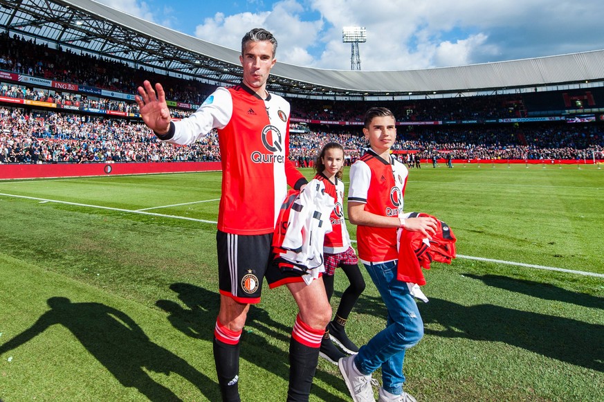 Dutch Eredivisie Feyenoord - ADO Den Haag 12-05-2019: Voetbal: Feyenoord v ADO Den Haag: Rotterdam Feyenoord player Robin van Persie ********* Germany Only *********** *** Dutch Eredivisie Feyenoord A ...