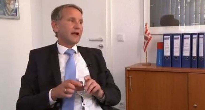 AfD-Politiker Höcke bricht TV-Interview ab – und droht ZDF-Reporter