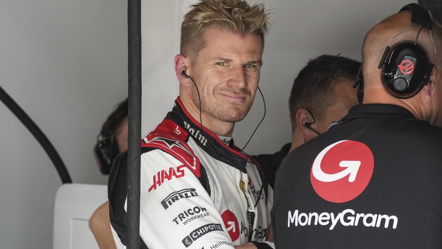 ARCHIV - 16.06.2023, Kanada, Montreal: Motorsport: Formel-1-Weltmeisterschaft, Grand Prix von Kanada, 1. Freies Training: Nico Hülkenberg aus Deutschland vom Team Haas während des Trainings. (zu dpa:  ...