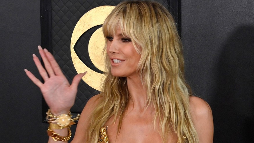 Heidi Klum attends the 65th annual Grammy Awards at the Crypto.com Arena in Los Angeles on Sunday, February 5, 2023. PUBLICATIONxINxGERxSUIxAUTxHUNxONLY LAP2023020532 JIMxRUYMEN