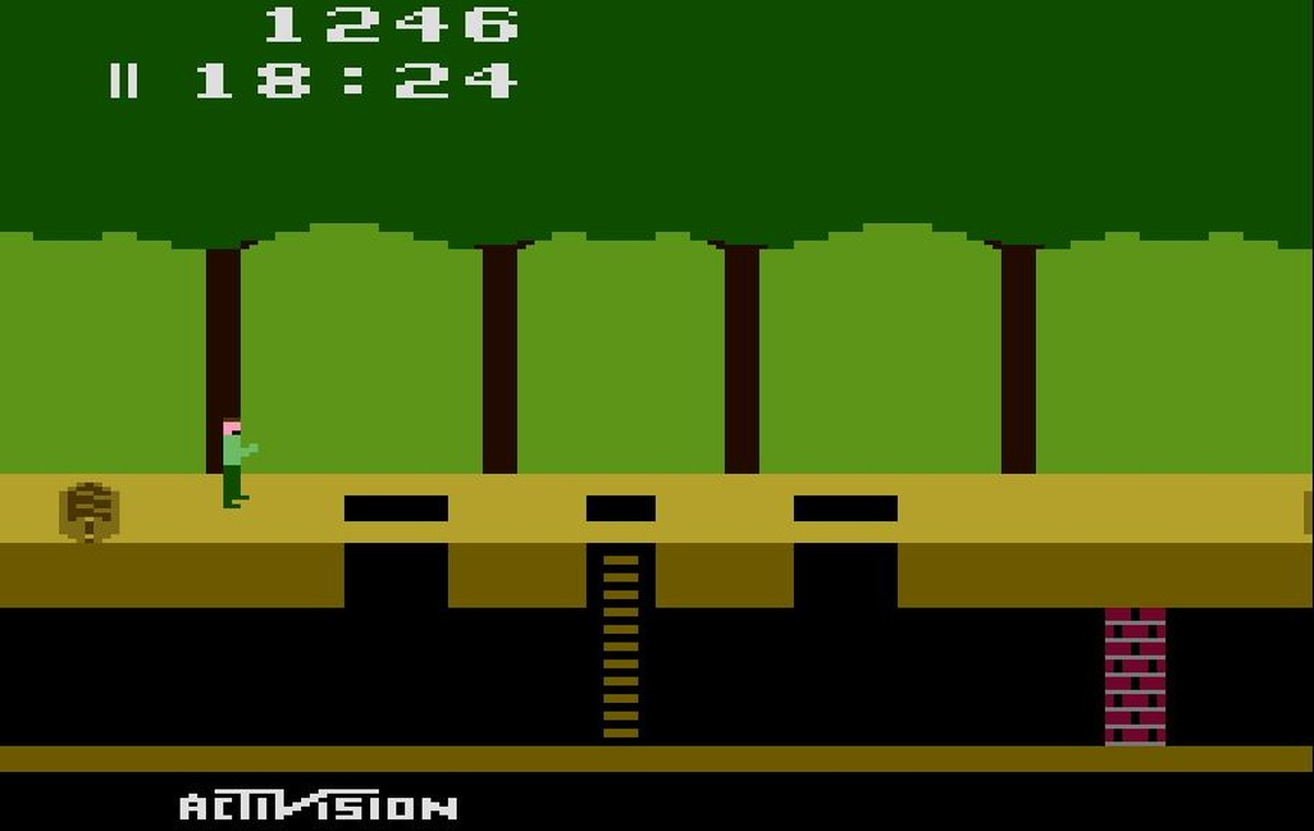 Als frühes Jump n Run konnte Pitfall überzeugen und gehört daher auch in unsere Liste der Spiele-Klassiker