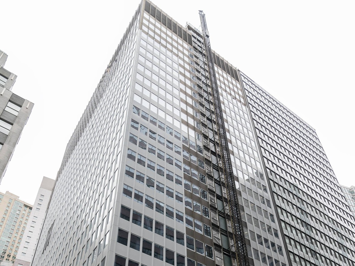 Mayor Eric Adams toured an office building being converted to housing View of the former office building being converted to housing as residential in Lower Manhattan. Amid the housing shortage in the  ...