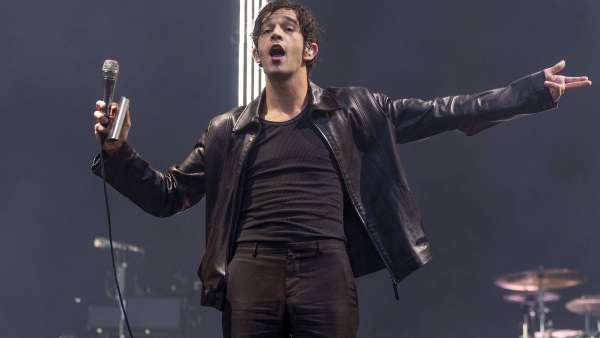 The 1975 perform at Leeds Festival 2023 Matt Healy of The 1975 performs at Leeds Festival 2023, Bramham Park, Leeds, England, 27th August 2023, Credit:Mike Gray / Avalon PUBLICATIONxNOTxINxUKxFRAxUSA  ...