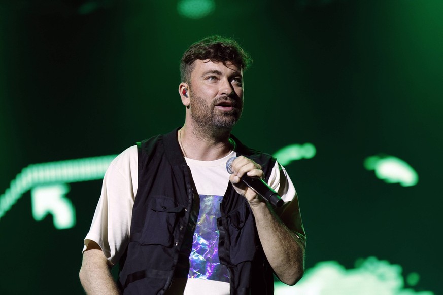 Rapper Marteria bei seinem Auftritt bei Rock am Ring 2022. Knapp 90.000 Besucher bejubeln in diesem Jahr die Auftritte von etwa 70 Bands. Rock am Ring ist ein von Marek Lieberberg gegründetes Musikfes ...