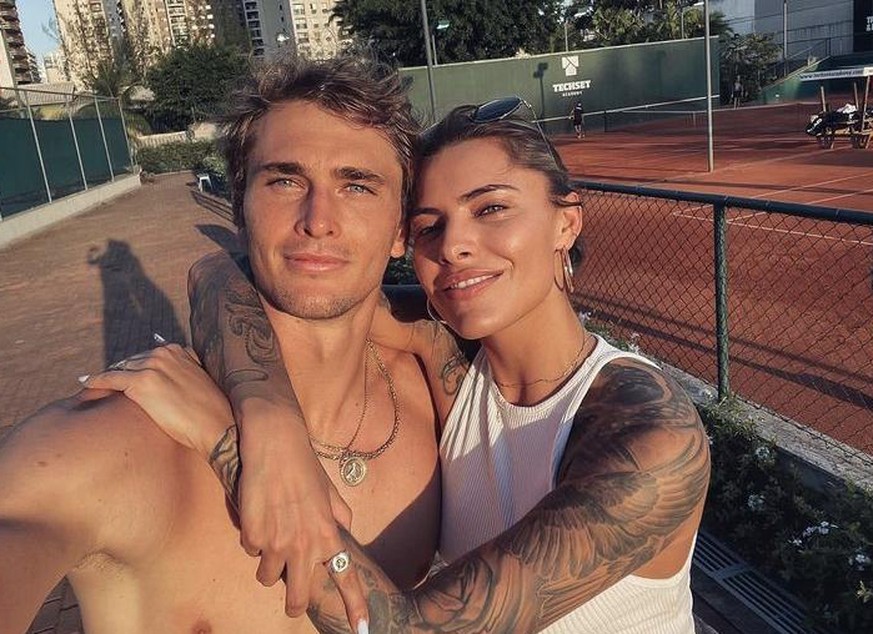 Alexander Zverev und Sophia Thomalla sind hier in Rio de Janeiro zu sehen.