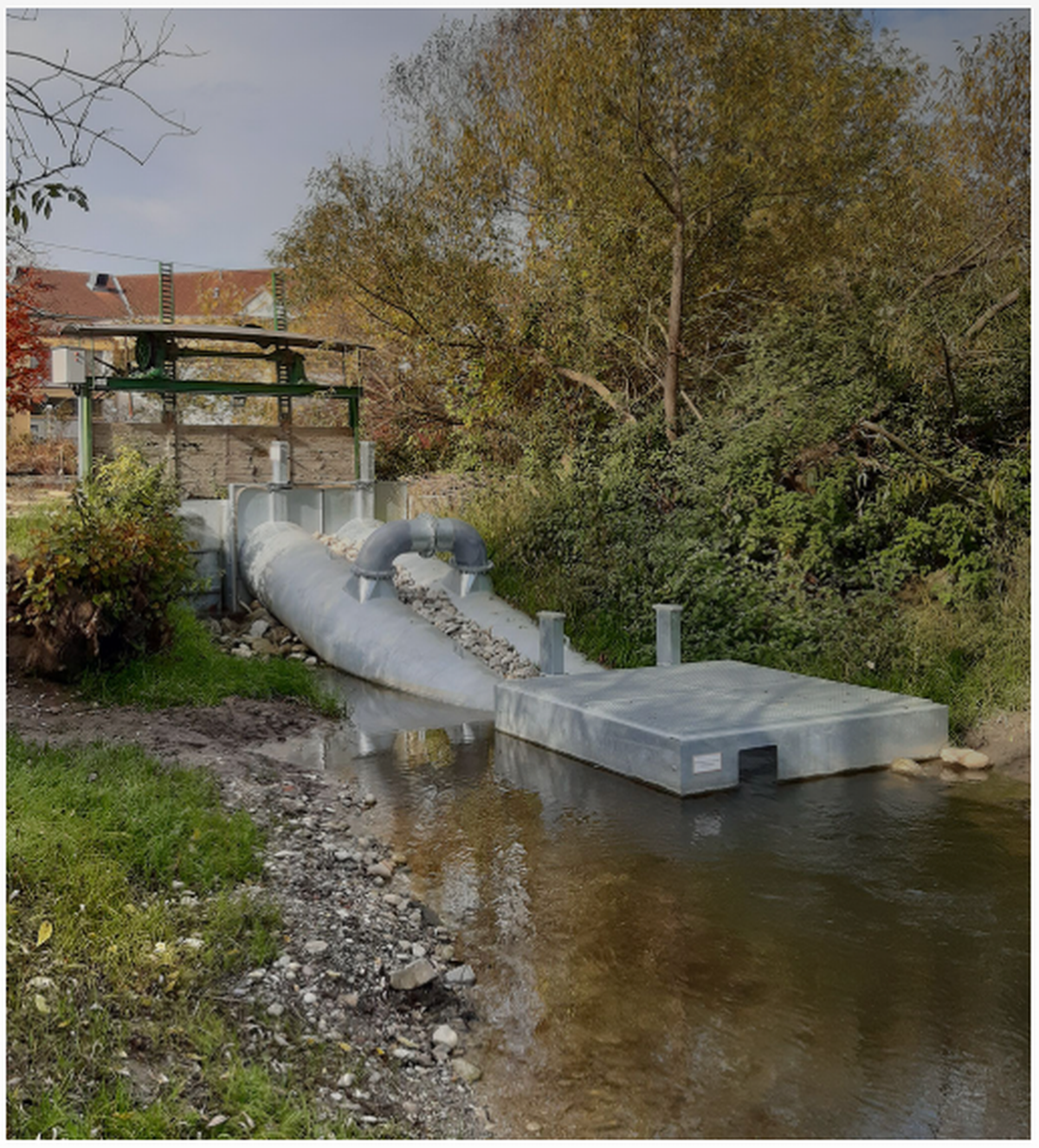 So sieht die Schleuse aus.