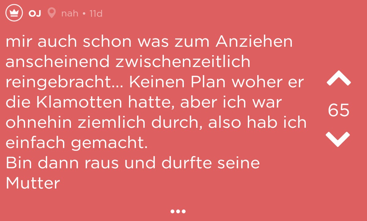 Tinder Jodel - Sammlung