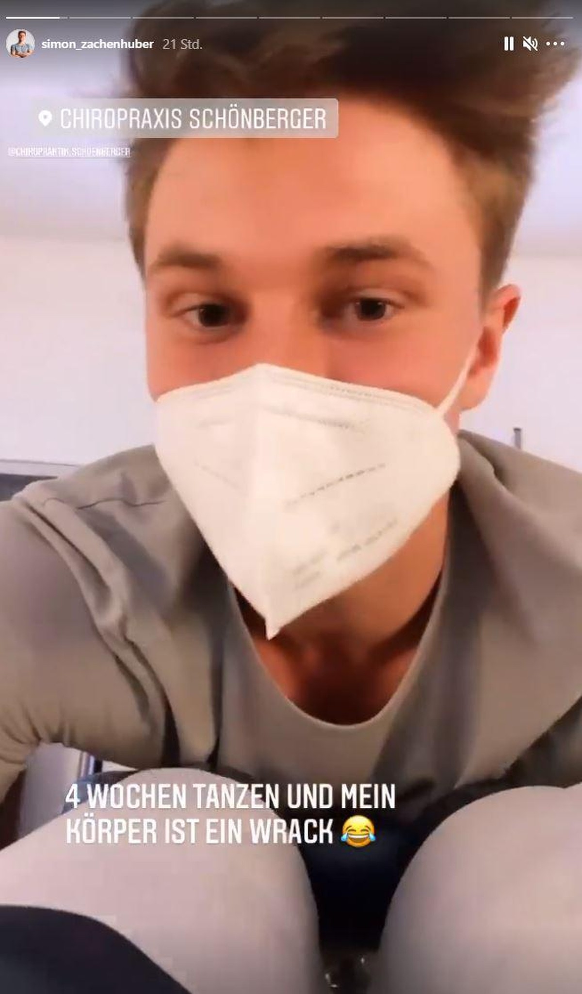 Simon Zachenhuber klagte sein Leid nach einem Monat "Let's Dance".