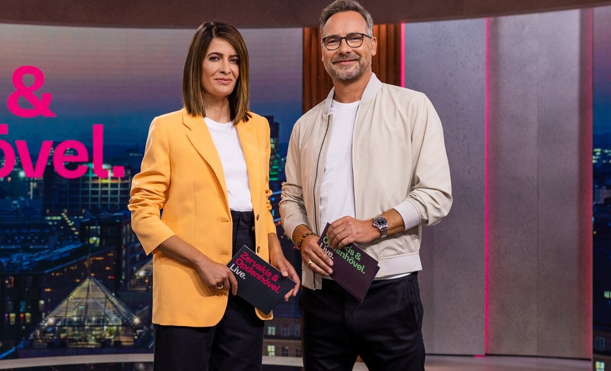 Titel: Zervakis & Opdenhövel. Live.;
Person: Linda Zervakis; Matthias Opdenhövel;
Copyright: ProSieben / Benedikt Müller;
Fotograf: Benedikt Müller;
Dateiname: 2547107.jpg;
Rechtehinweis: Dieses B ...