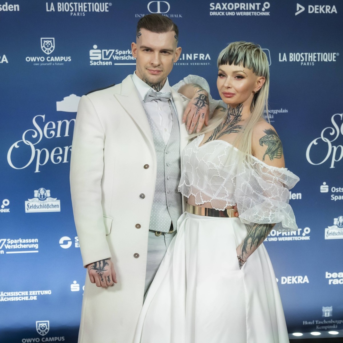 Semperopernball 2024 Semper Opernball 2024. Eric Stehfest Schauspieler und Autor, Edith Stehfest S