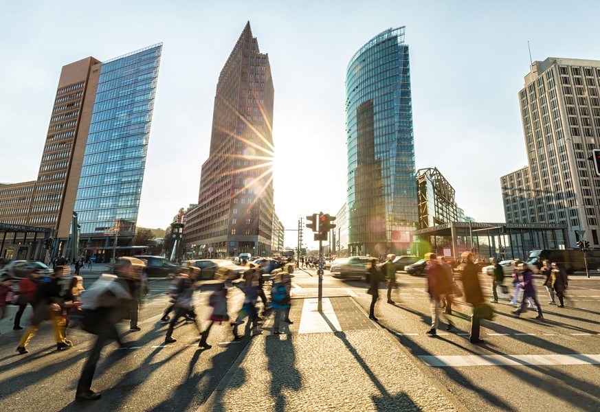 Postdamer Platz in Berlin, Germany