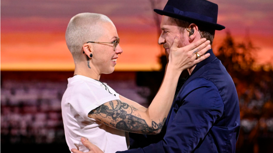 Stefanie Heinzmann und Johannes Oerding bei "Sing meinen Song".