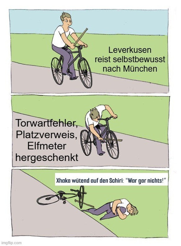 Granit Xhaka beschwerte sich nach Bayer Leverkusens Pleite über Schiedsrichter Michael Oliver.