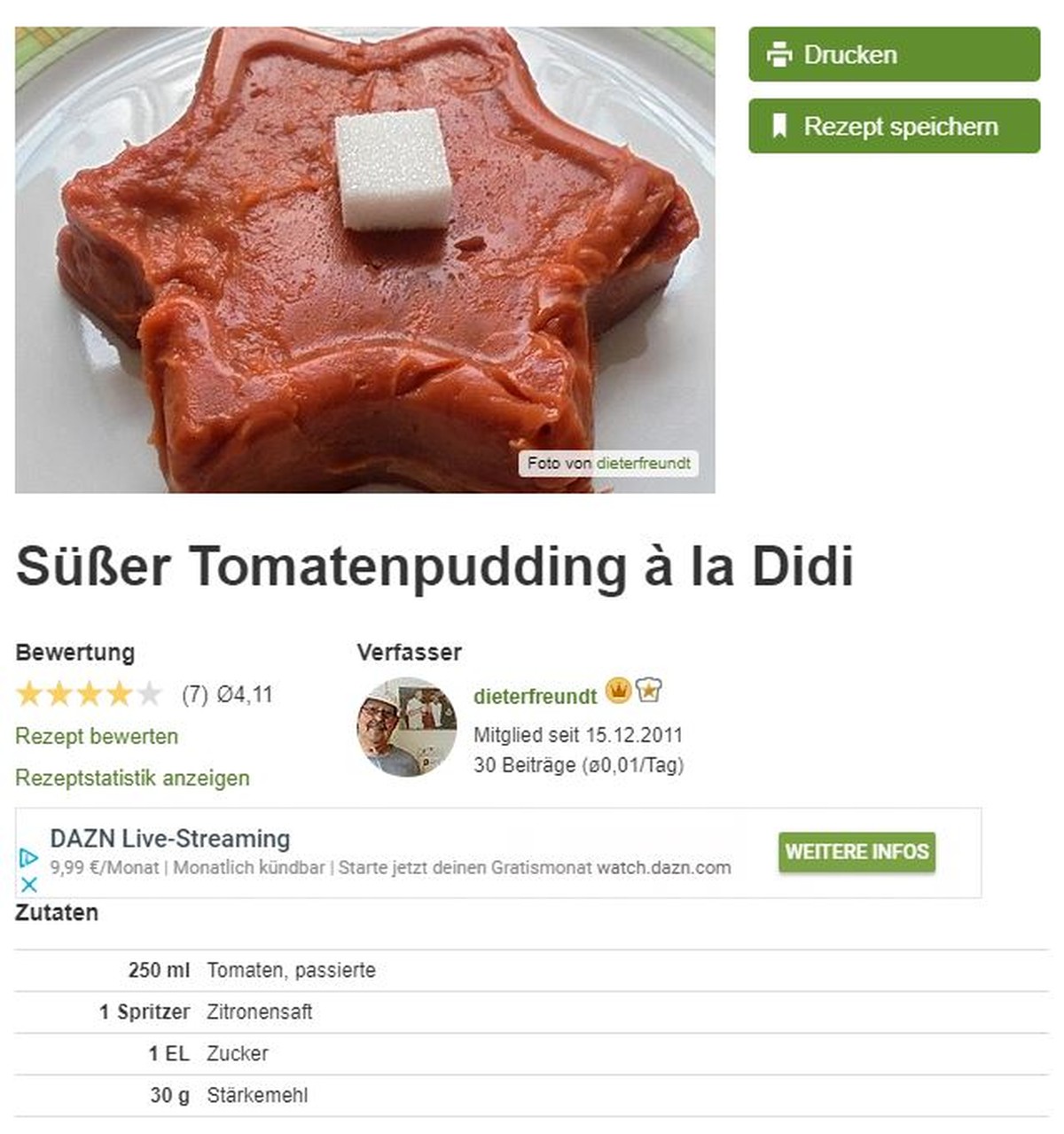 Screenshot Chefkoch.de Worst of Chefkoch