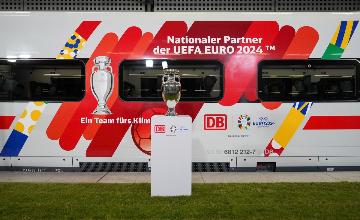 ICE 4 mit Branding: Nationaler Partner der UEFA EURO 2024™