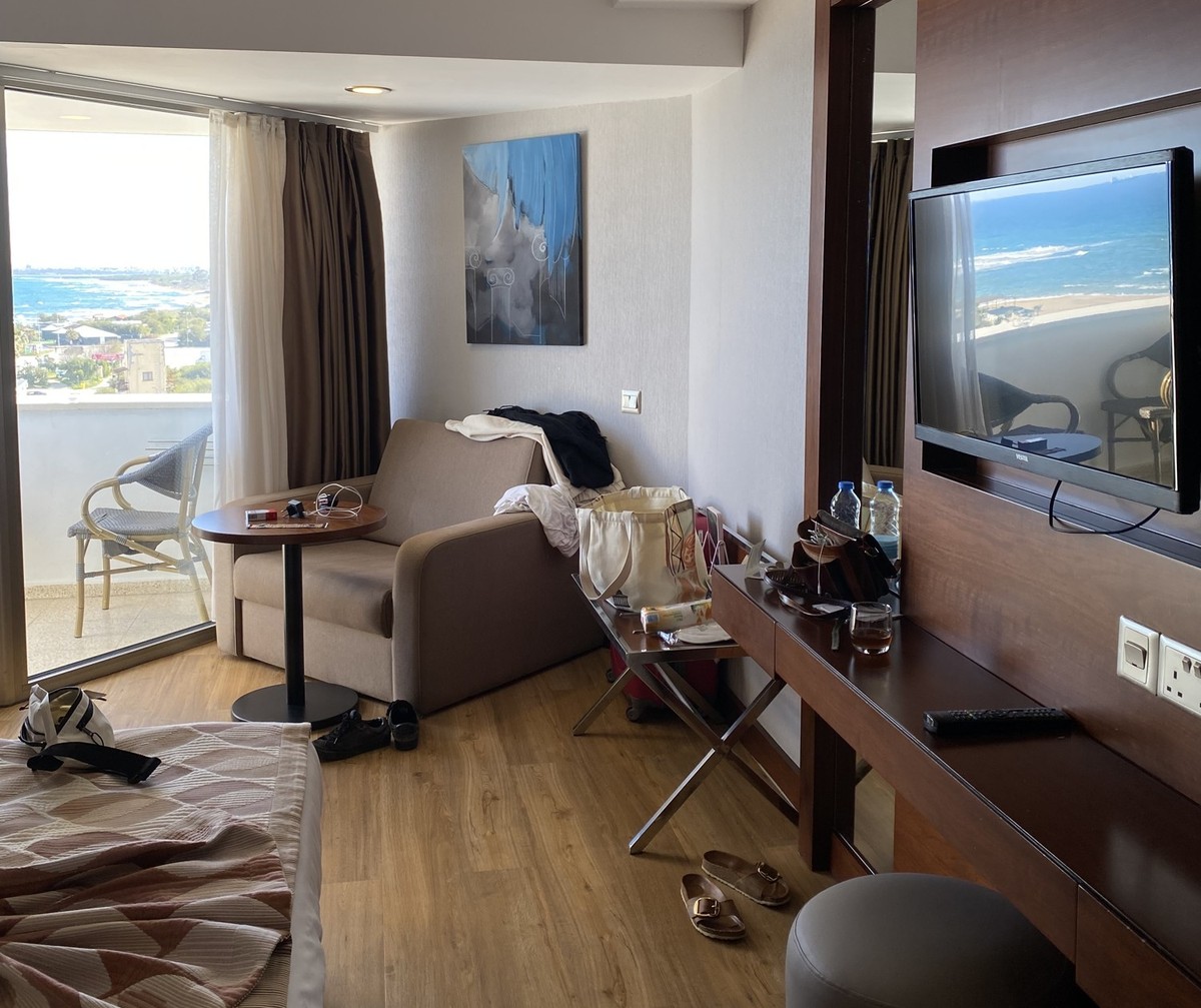 Das letzte Hotelzimmer hatte Meerblick.