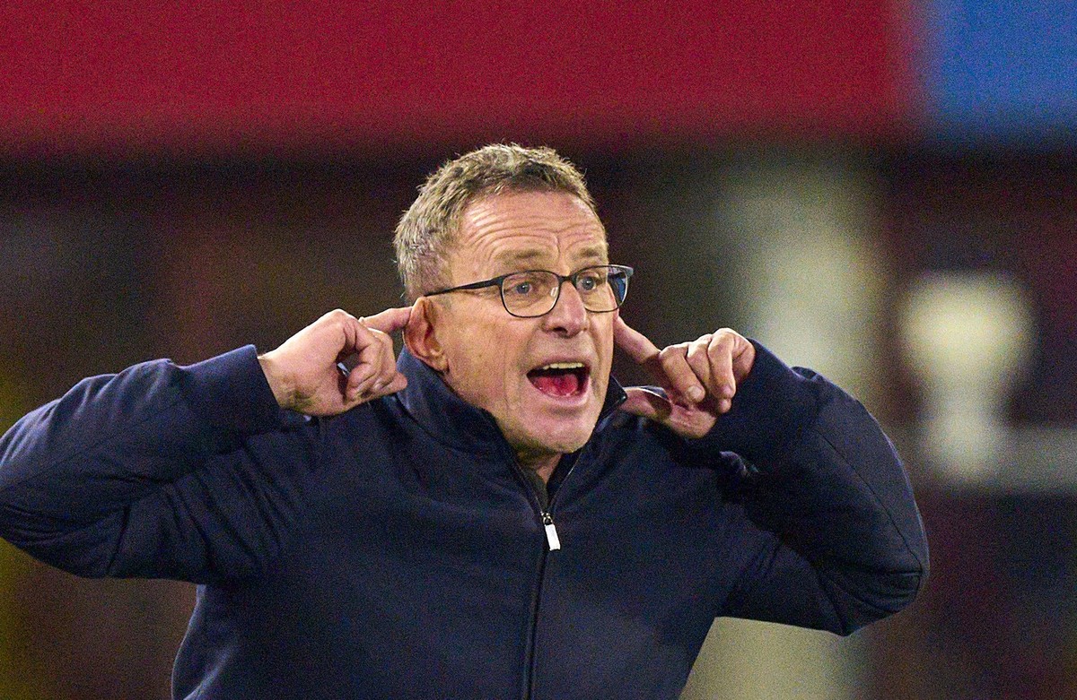 Ralf Rangnick, Trainer AUT, geste in the friendly match AUSTRIA - GERMANY �STERREICH - DEUTSCHLAND Preparation for European Championships 2024 Germany ,Season 2023/2024, on Nov 21, 2023 in Vienna, Aus ...