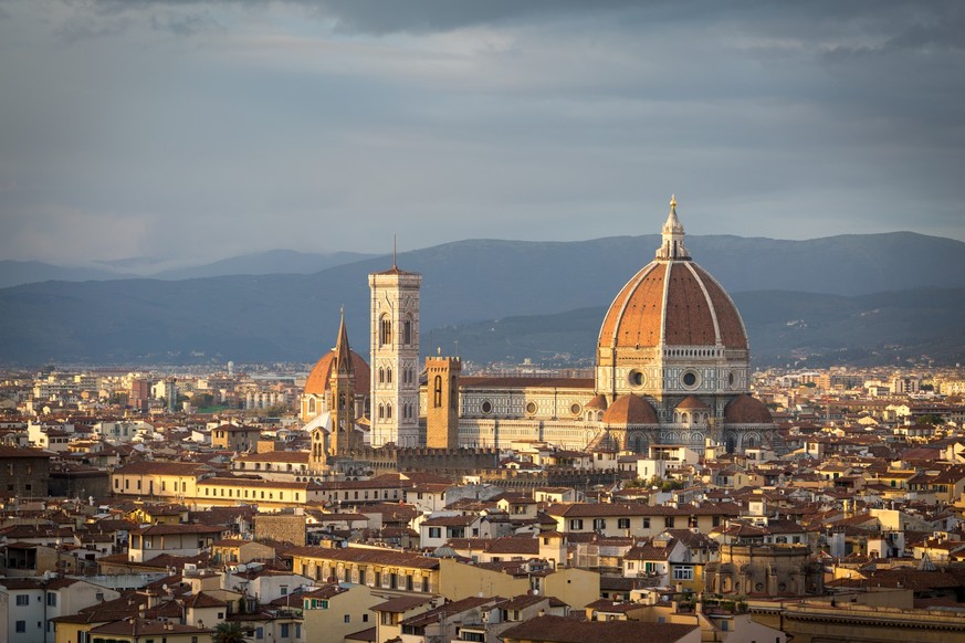 cityscape at sunset. Tuscany, Italy. Florence Model Released Property Released xkwx cathedral cityscape florence italy tuscany architecture dome europe firenze church city duomo famous travel italian  ...