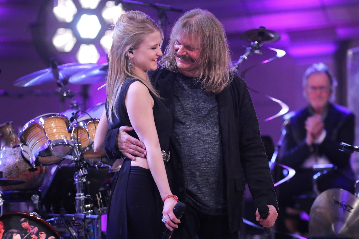Julia und Leslie Mandoki, Auftritt, Buehne, Stage, beim Wings of Freedom Konzert der - Mandoki Soulmates - im Konzerthaus, Gendarmenmarkt, Berlin Copyright imago stock&people GmbH/Tinkeres Datum: ...