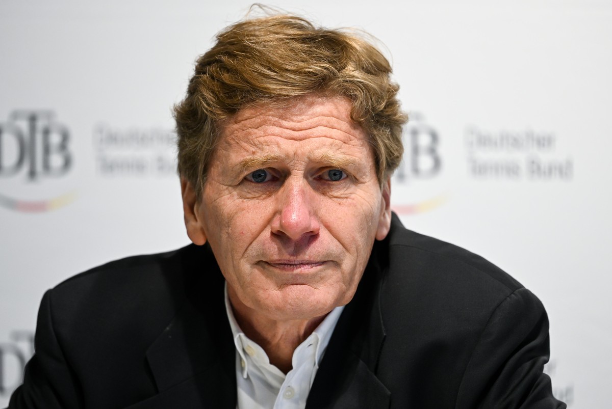 Tennis: ATP-Tour - München. Dietloff von Arnim, Präsident des Deutschen Tennis Bundes (DTB), nimmt an einer Pressekonferenz teil.