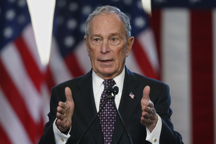 Präsidentschaftskandidat und Milliardär Michael Bloomberg geht für die Demokraten ins Rennen.