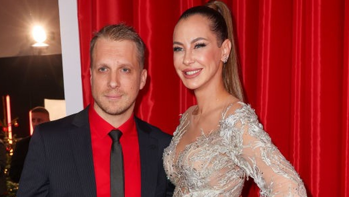 BERLIN, GERMANY - DECEMBER 9: Oliver Pocher and Alessandra Meyer-Wölden attend the Ein Herz Fuer Kinder Gala 2023 at Studio Berlin Adlershof on December 9, 2023 in Berlin, Germany. (Photo by Gerald Ma ...