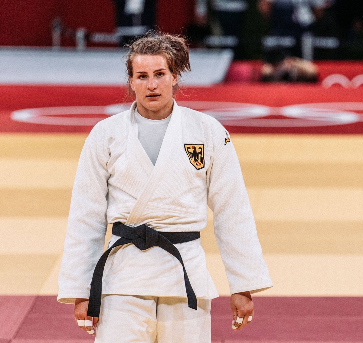 OLYMPICS - Summer Olympic Games, Olympische Spiele, Olympia, OS 2020 TOKYO,JAPAN,29.JUL.21 - OLYMPICS, JUDO - Summer Olympic Games 2020, women -78kg. Image shows Anna-Maria Wagner GER. PUBLICATIONxNOT ...