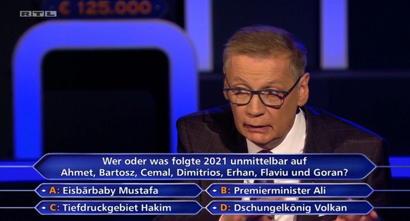 Günther Jauch hätte die Antwort nicht gewählt.