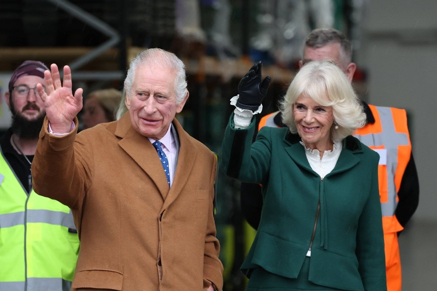 . 14/11/2023. Didcot , United Kingdom. King Charles III and Queen Camilla at the launch of the Coronation Food Project in Didcot, United Kingdom, on the Kings 75th birthday. PUBLICATIONxINxGERxSUIxAUT ...