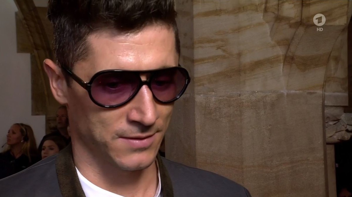 Robert Lewandowski kam als Casanova.