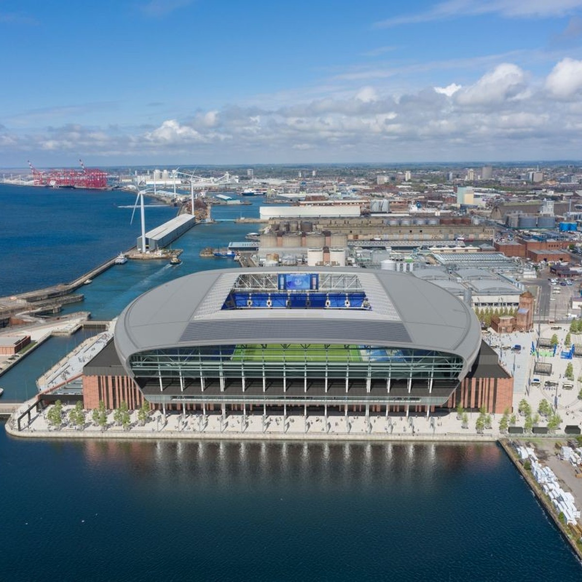 So soll das fertige Everton-Stadion aussehen.