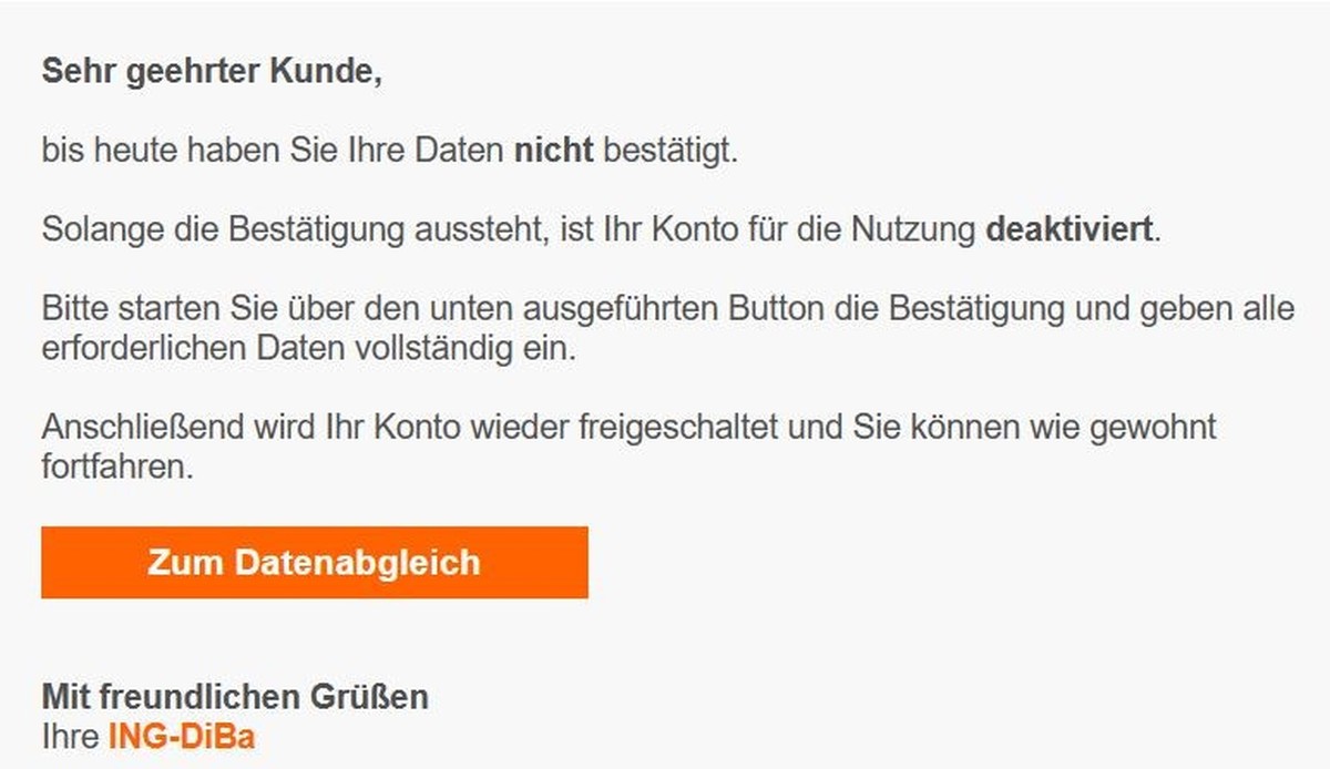 Phishing ING
