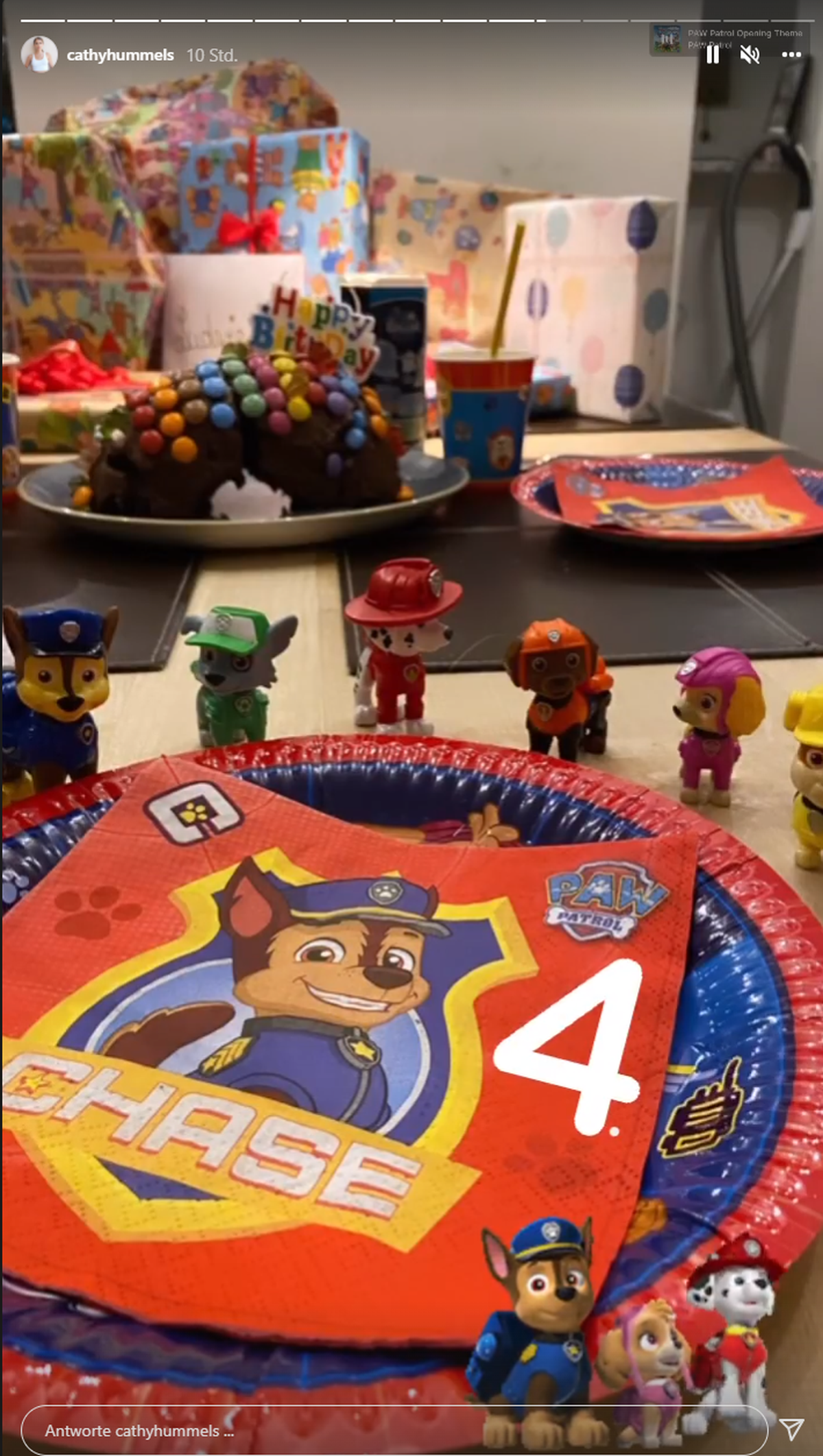 Ludwig Hummels bekommt zu seinem vierten Geburtstag eine "Paw Patrol"-Party.
