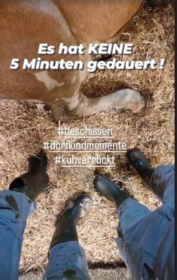 Der Landwirt machte deutlich, dass er auf dem Hof nicht allein ist.