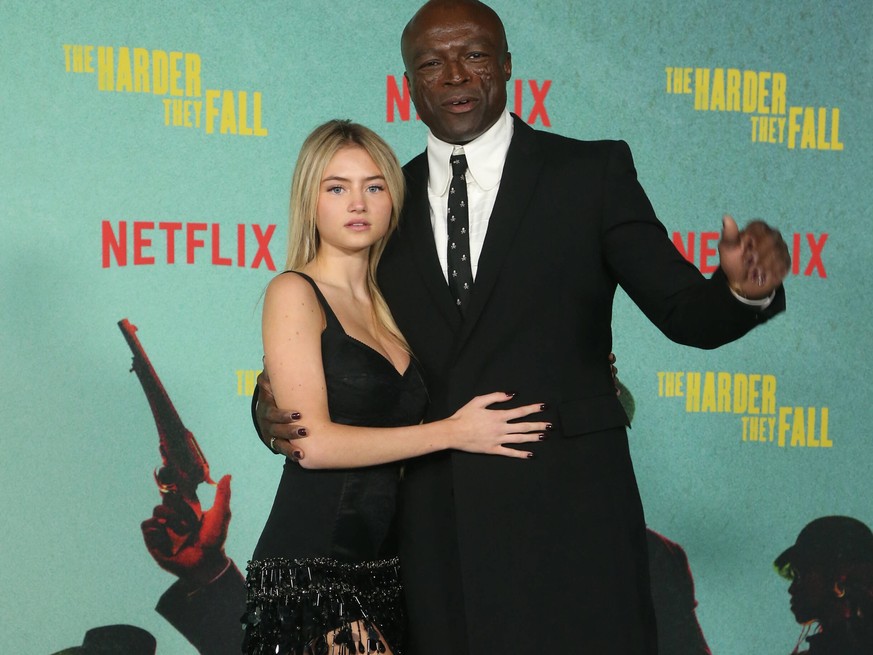 Los Angeles Special Screening Of The Harder They Fall Featuring: Leni Olumi Klum, Seal Where: Los Angeles, California, United States When: 13 Oct 2021 Credit: Faye s Vision/Cover Images PUBLICATIONxNO ...