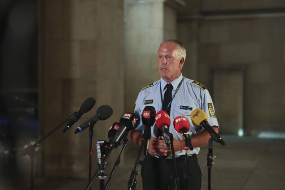Polizeichefinspektor Søren Thomassen klärte über den aktuellen Ermittlungsstand auf.