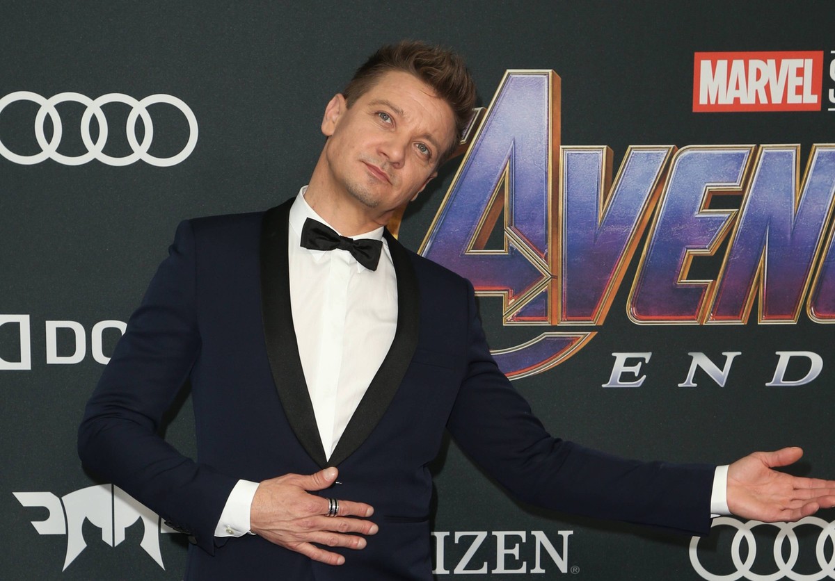LOS ANGELES, CA - APRIL22: Jeremy Renner, at the world premiere of Marvel Studios Avengers: Endgame at the Los Angeles Convention Center in Los Angeles, California on April 22, 2019. PUBLICATIONxINxGE ...